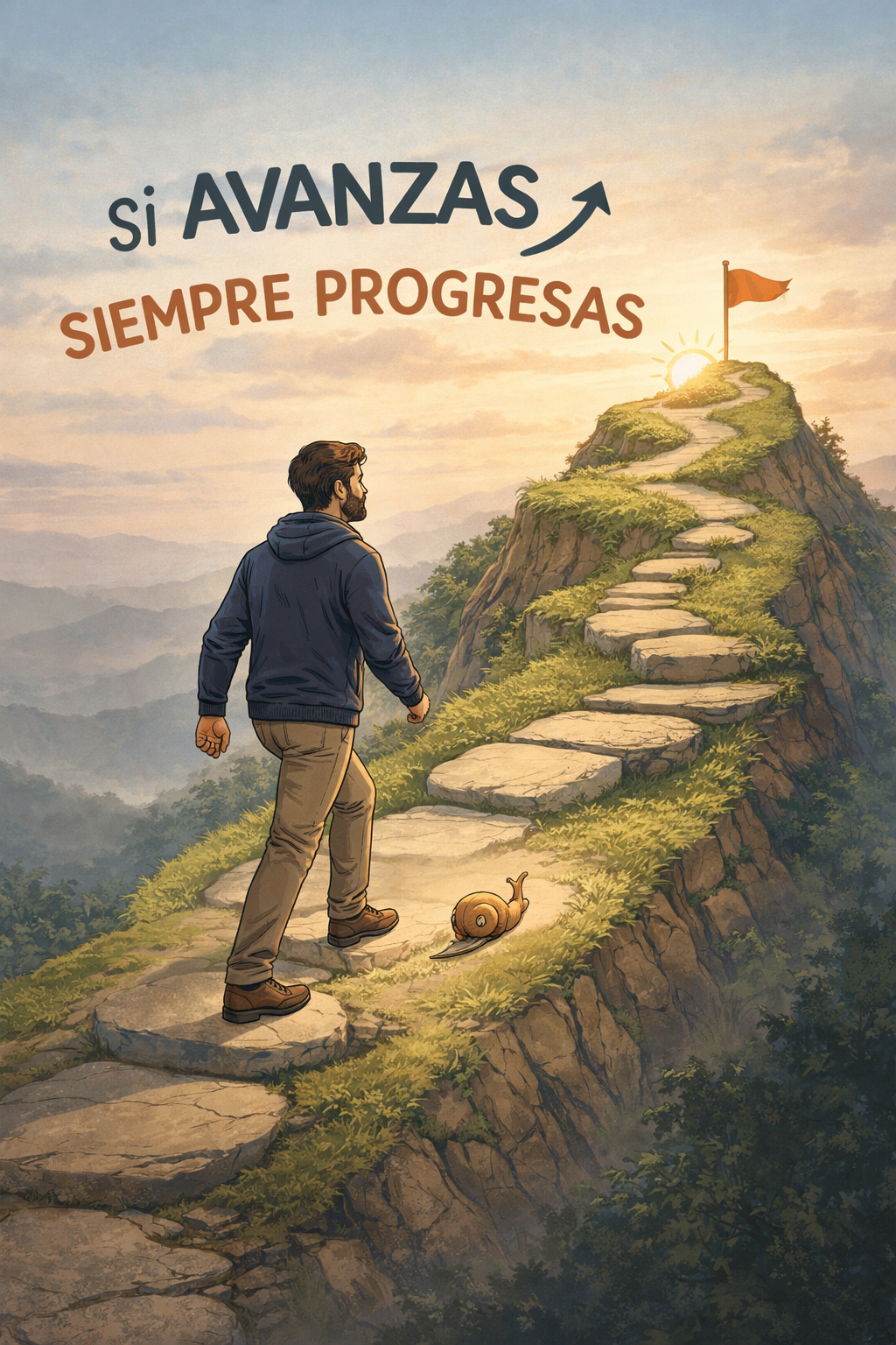 "El progreso, por lento que sea, sigue siendo progreso."— Alex Rovira, Mentalidad Buena Suerte